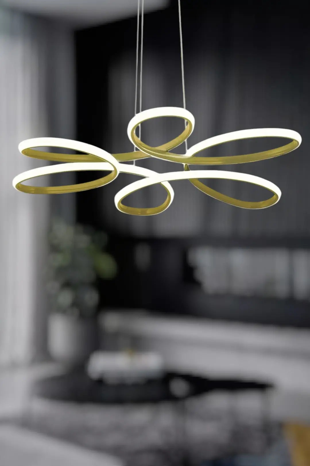 Nipul Modern Sarkıt Avize Beyaz Power Led BEYAZ IŞIK