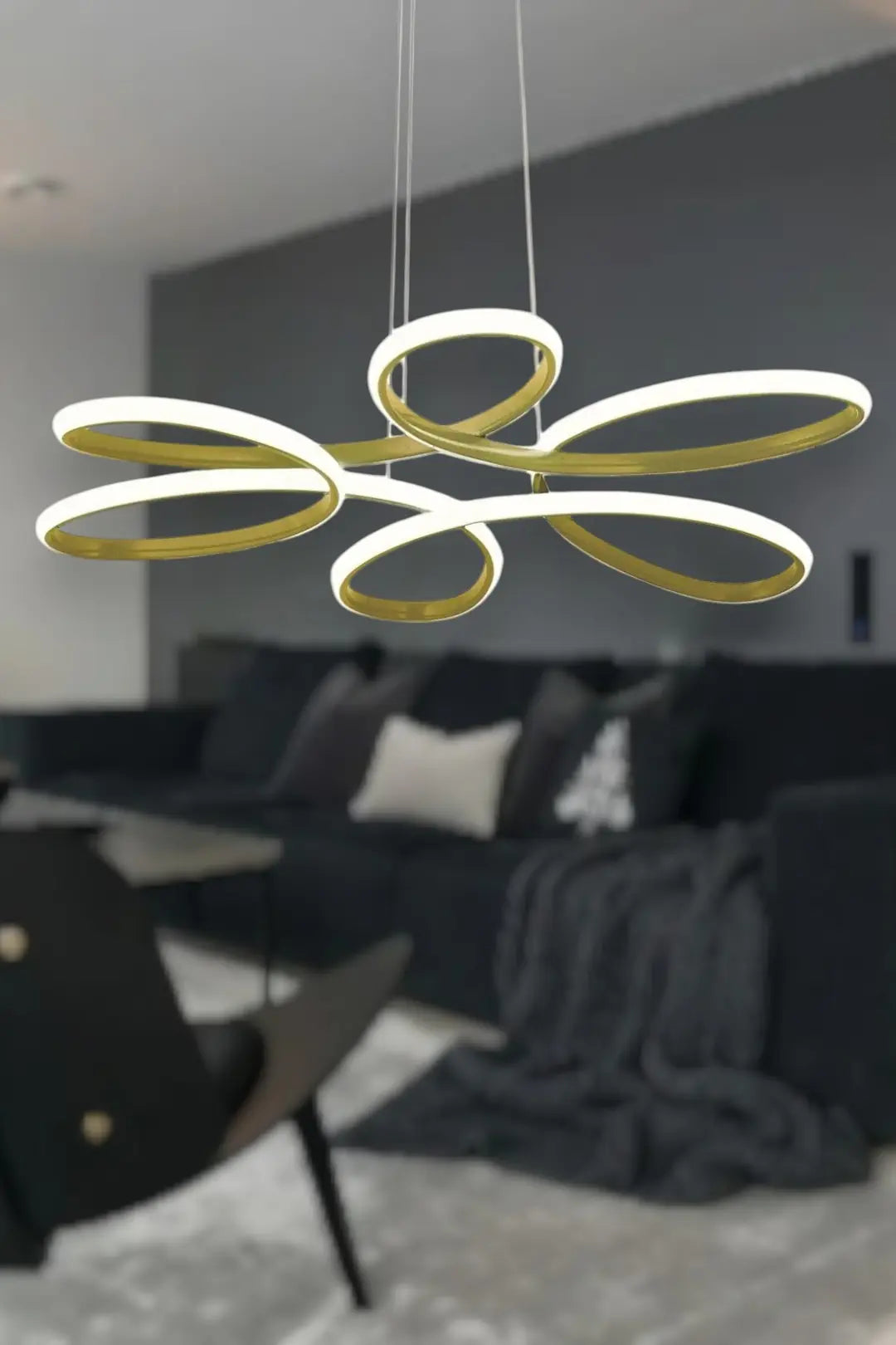 Nipul Modern Sarkıt Avize Beyaz Power Led BEYAZ IŞIK