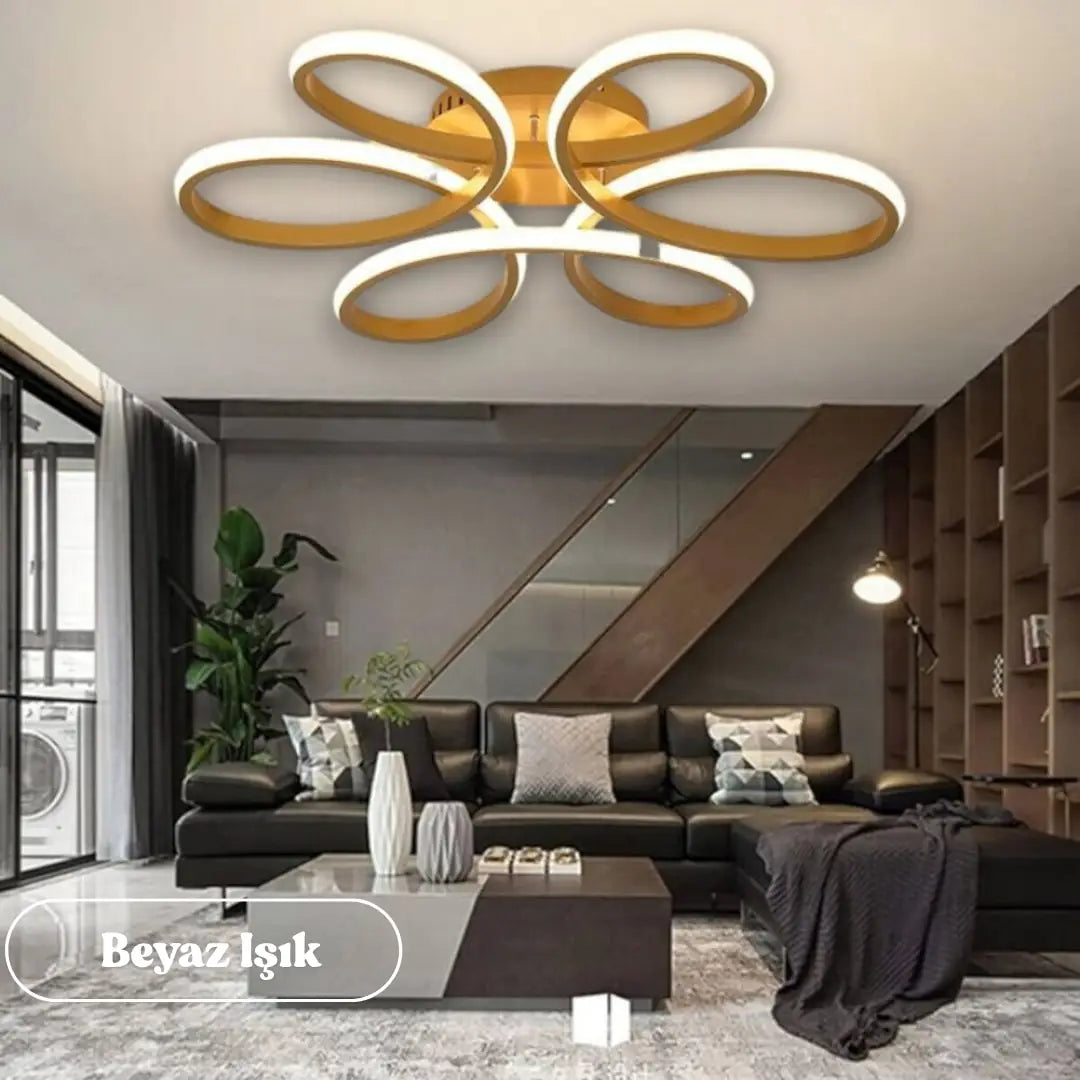 Linup Modern Plafonyer Tavana Sıfır Power LED Avize Beyaz Işık