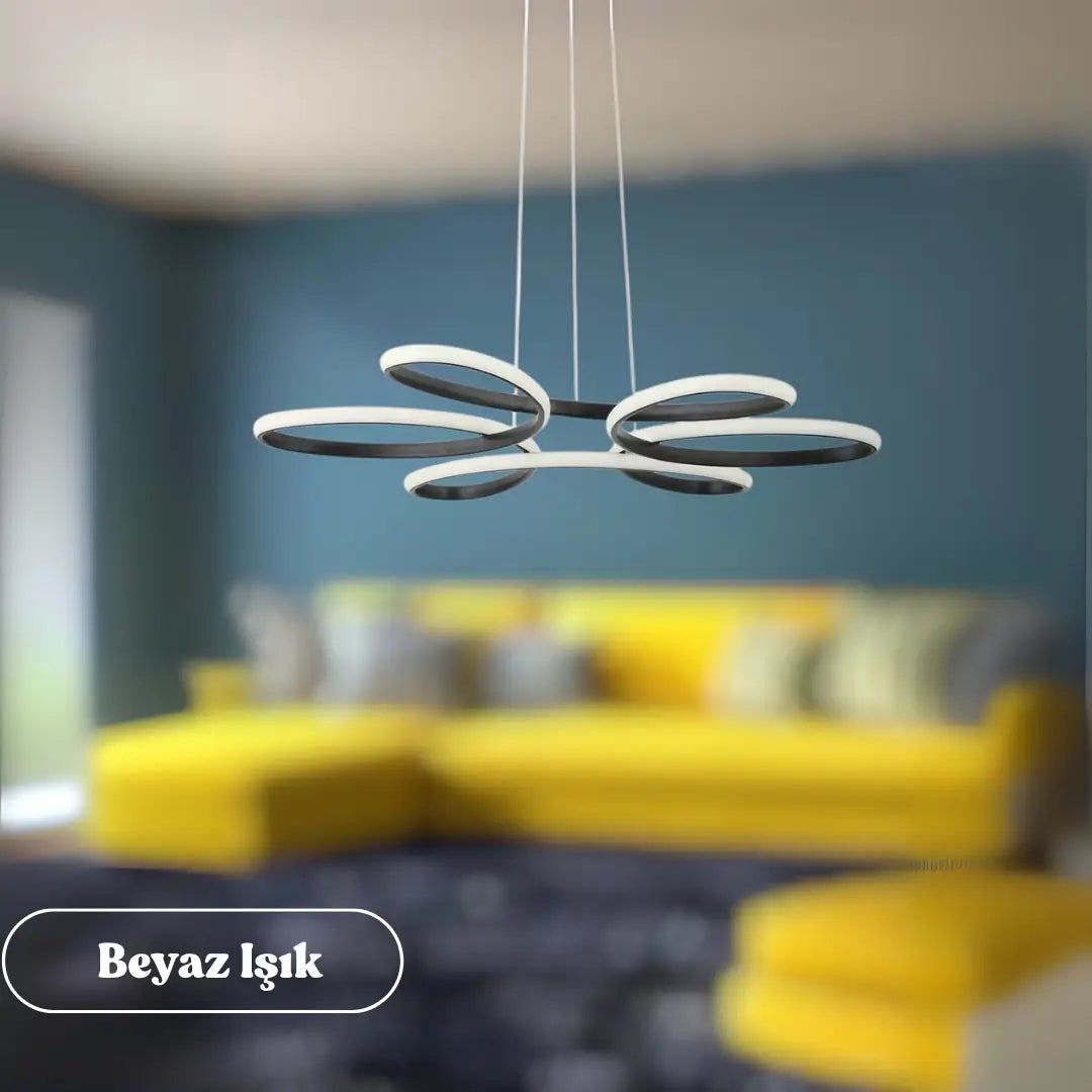 Nipul Modern Sarkıt Avize Beyaz Power Led BEYAZ IŞIK