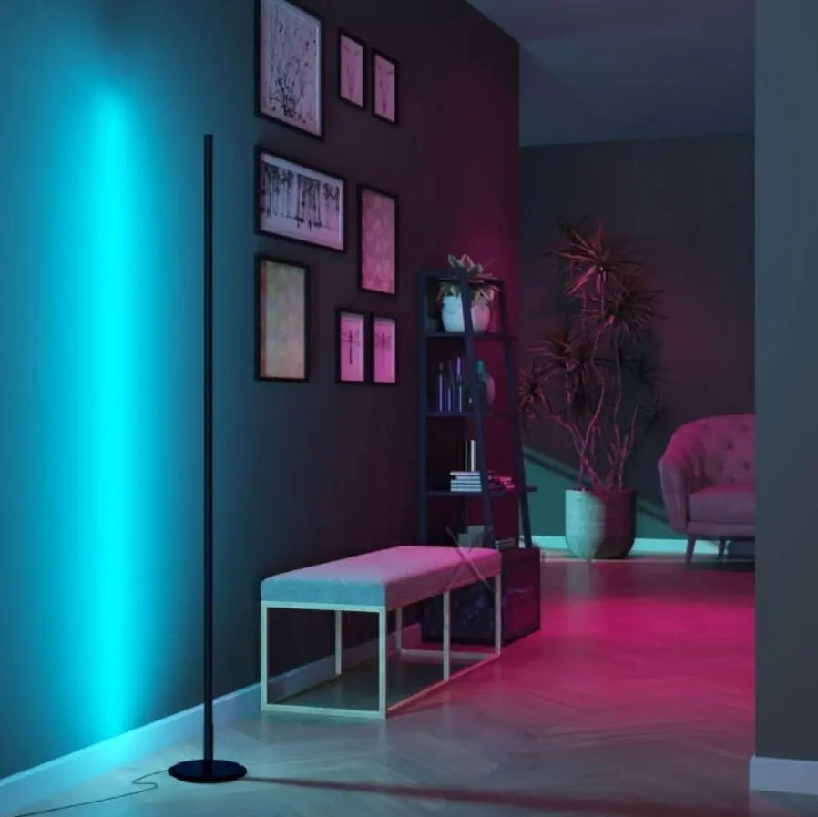 Nexus  Renkli LED Lambader – RGB 16 Renk, 4 Mod, Uzaktan Kumandalı - 150 Cm