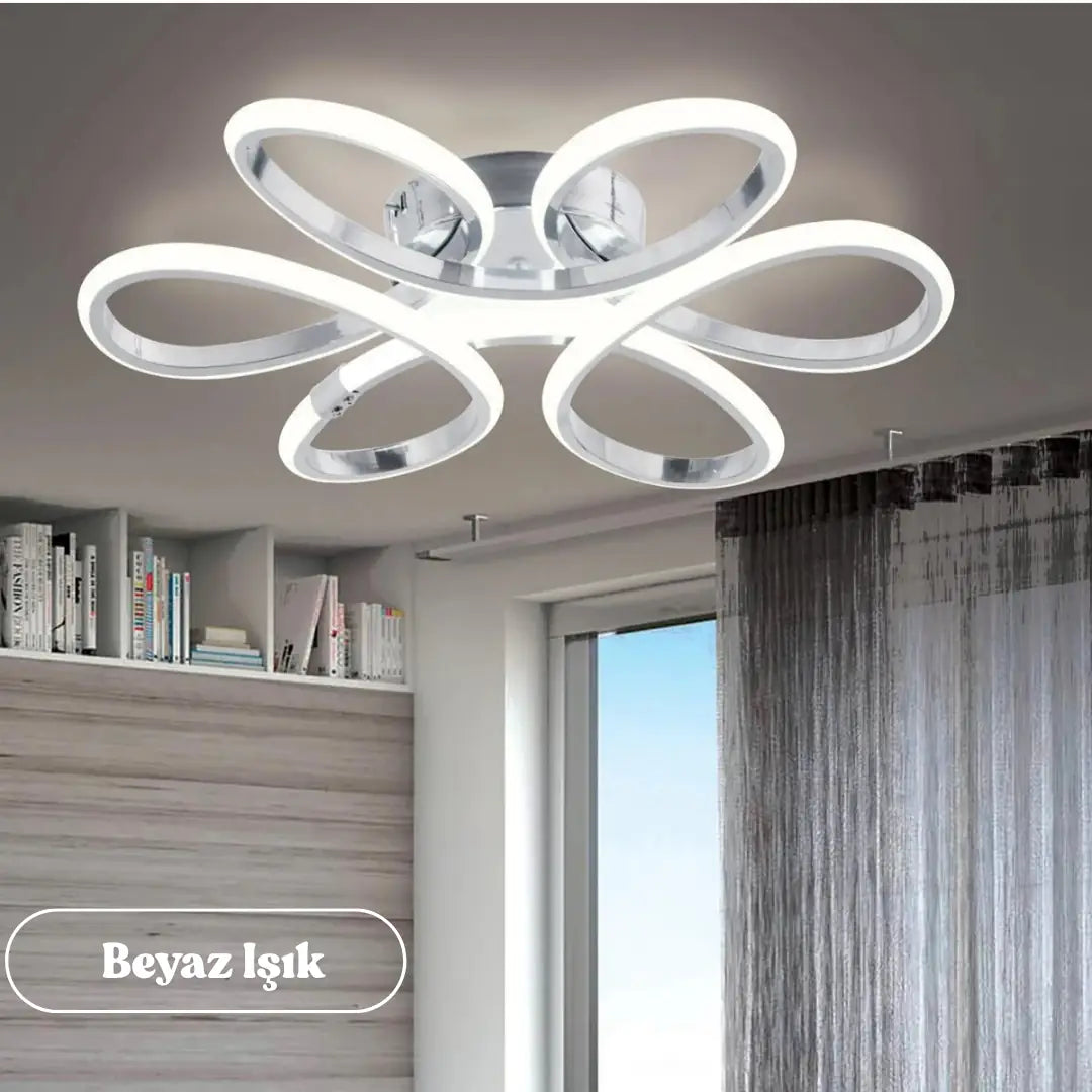 Linup Modern Plafonyer Tavana Sıfır Power LED Avize Beyaz Işık