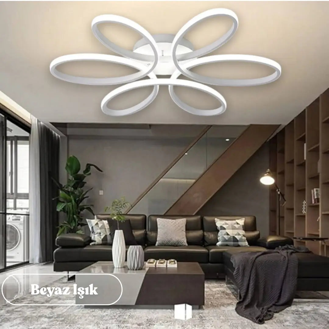 Linup Modern Plafonyer Tavana Sıfır Power LED Avize Beyaz Işık