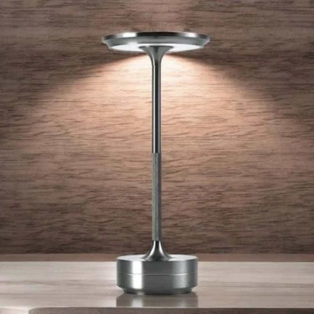 Toronto LED Masa Lambası – 3 Kademe Işık, Şarjlı, Dokunmatik, Taşınabilir Aydınlatma