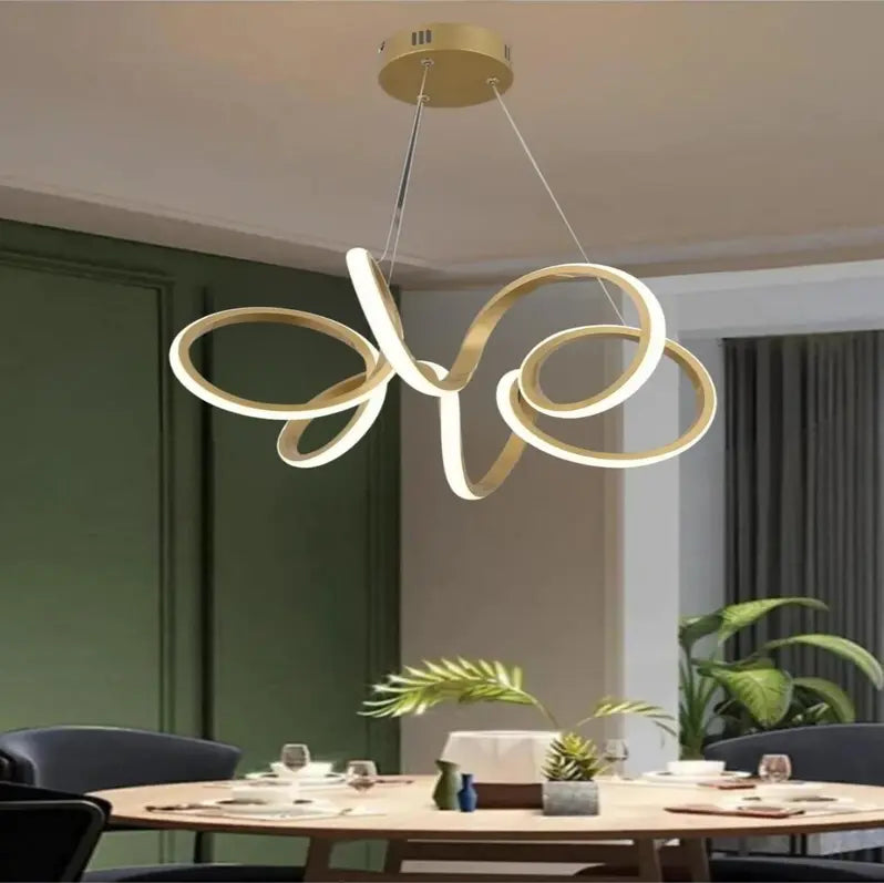 Endy Modern Sarkıt Led Avize Salon Mutfak Oda Hol Ledli Avize Beyaz Işık