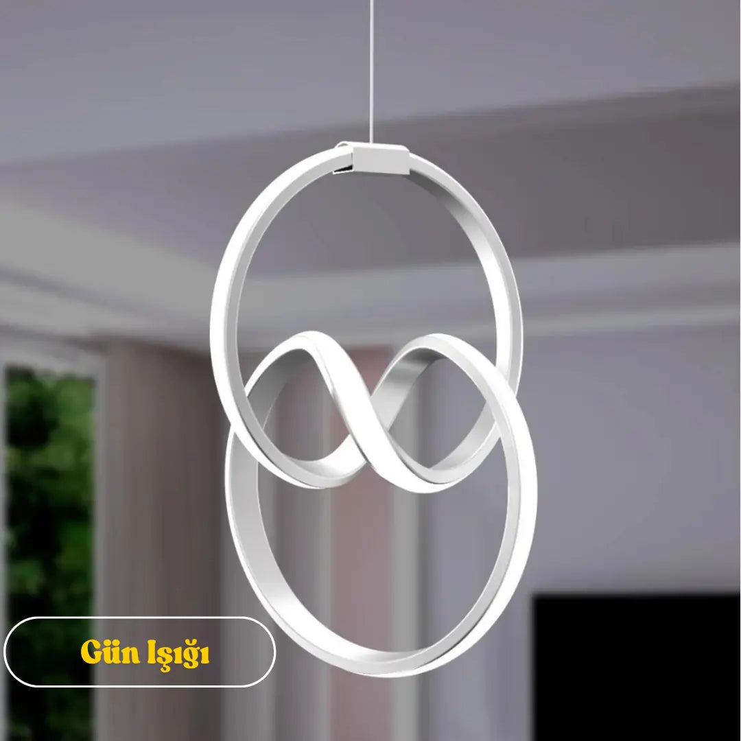 Emily Gri Tekli Sarkıt Led Ultra Ledli GRİ KASA - GÜN IŞIĞI