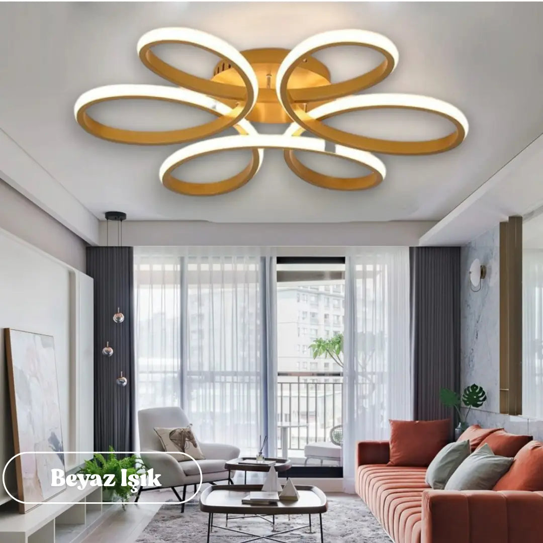 Linup Modern Plafonyer Tavana Sıfır Power LED Avize Beyaz Işık