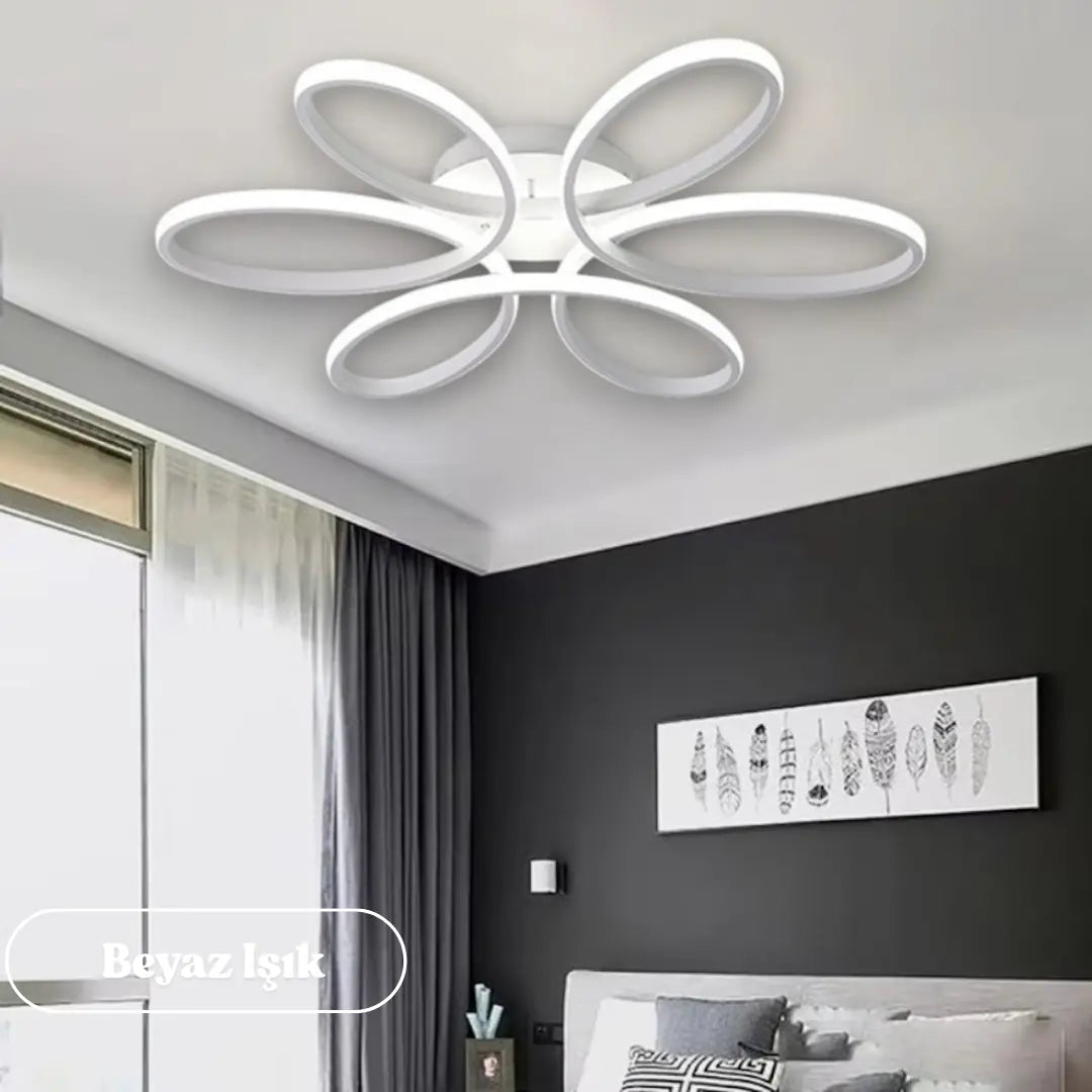 Linup Modern Plafonyer Tavana Sıfır Power LED Avize Beyaz Işık