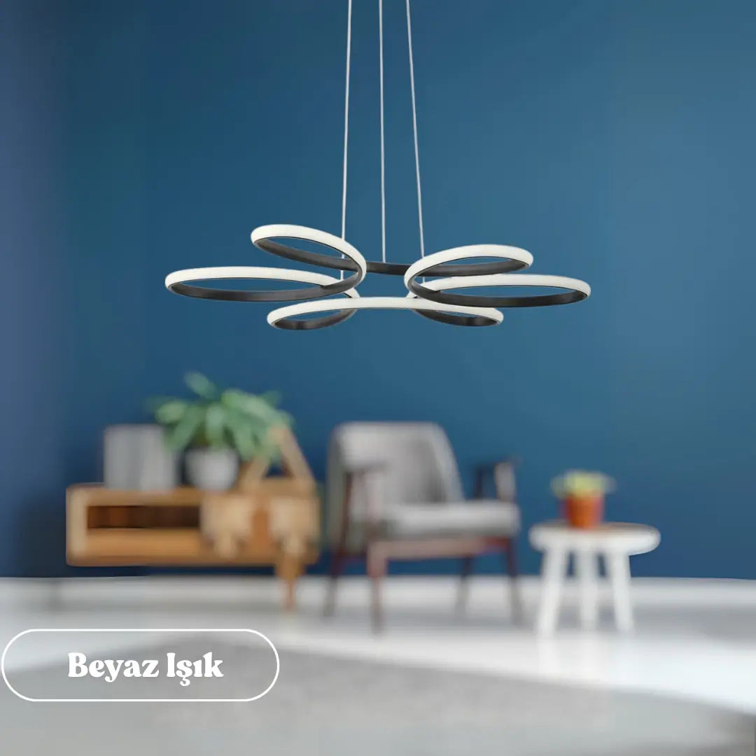 Nipul Modern Sarkıt Avize Beyaz Power Led BEYAZ IŞIK