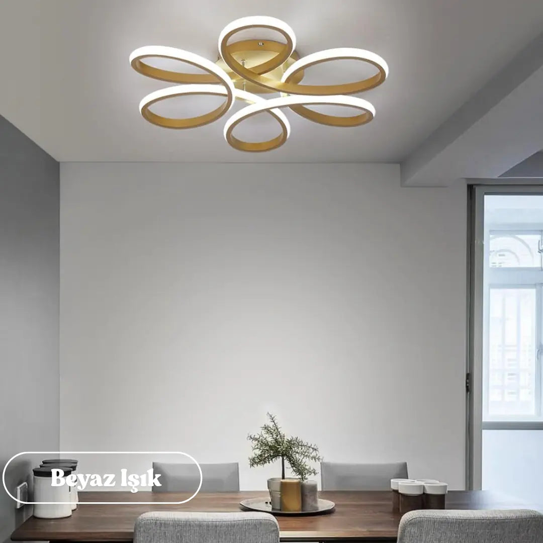Linup Modern Plafonyer Tavana Sıfır Power LED Avize Beyaz Işık