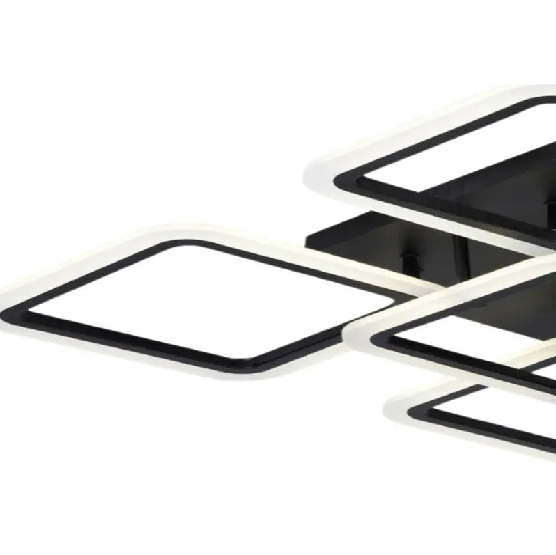 Toya 5'li Siyah Plafonyer Ultra Günışığı Ledli Avize