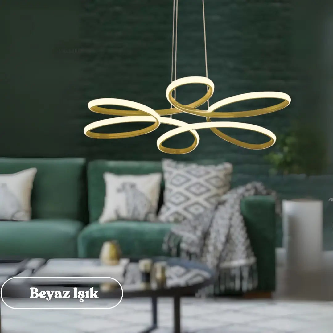 Nipul Modern Sarkıt Avize Beyaz Power Led BEYAZ IŞIK