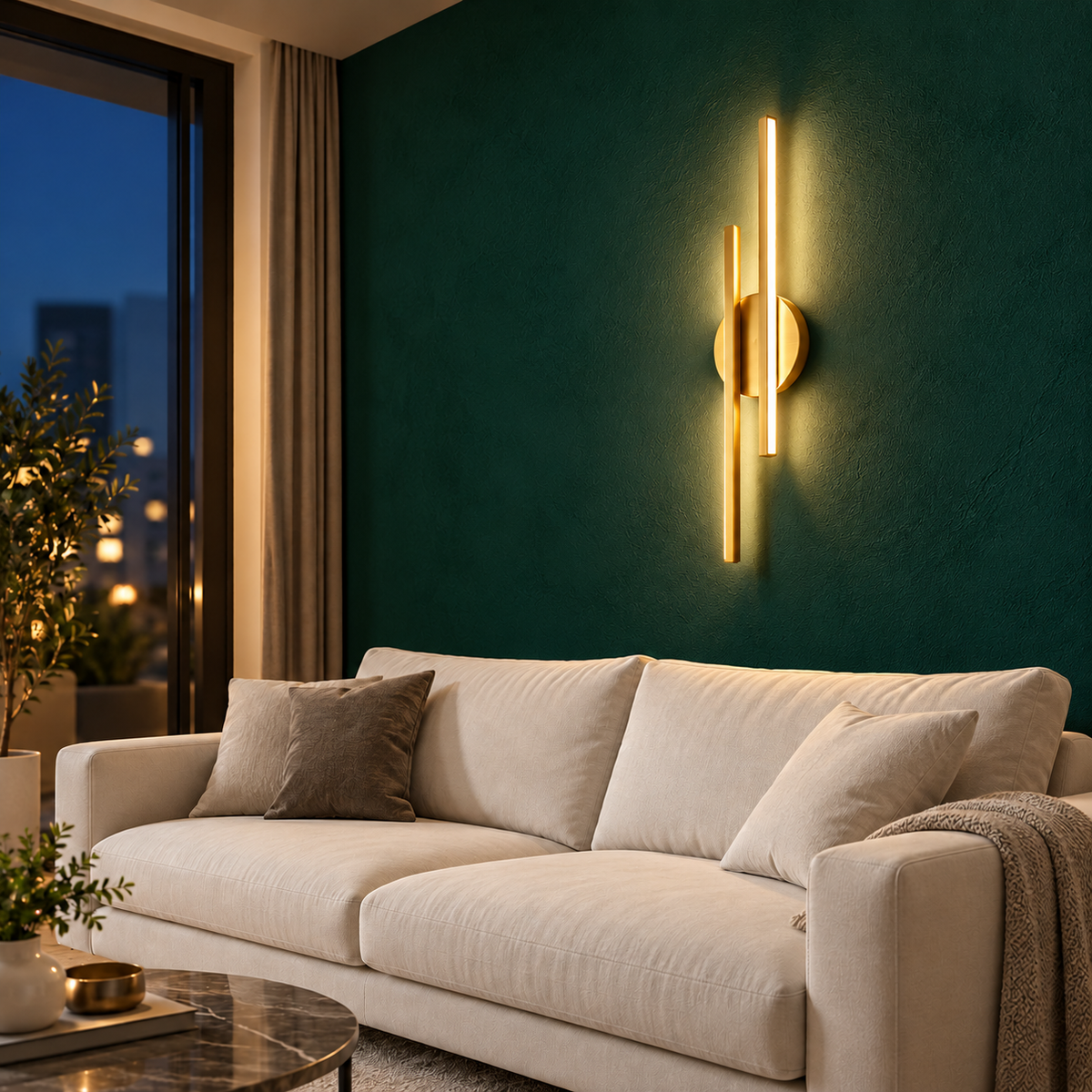 PARS Şarjlı Modern LED Duvar Apliği Günışığı Taşınabilir Usb KUMANDALI