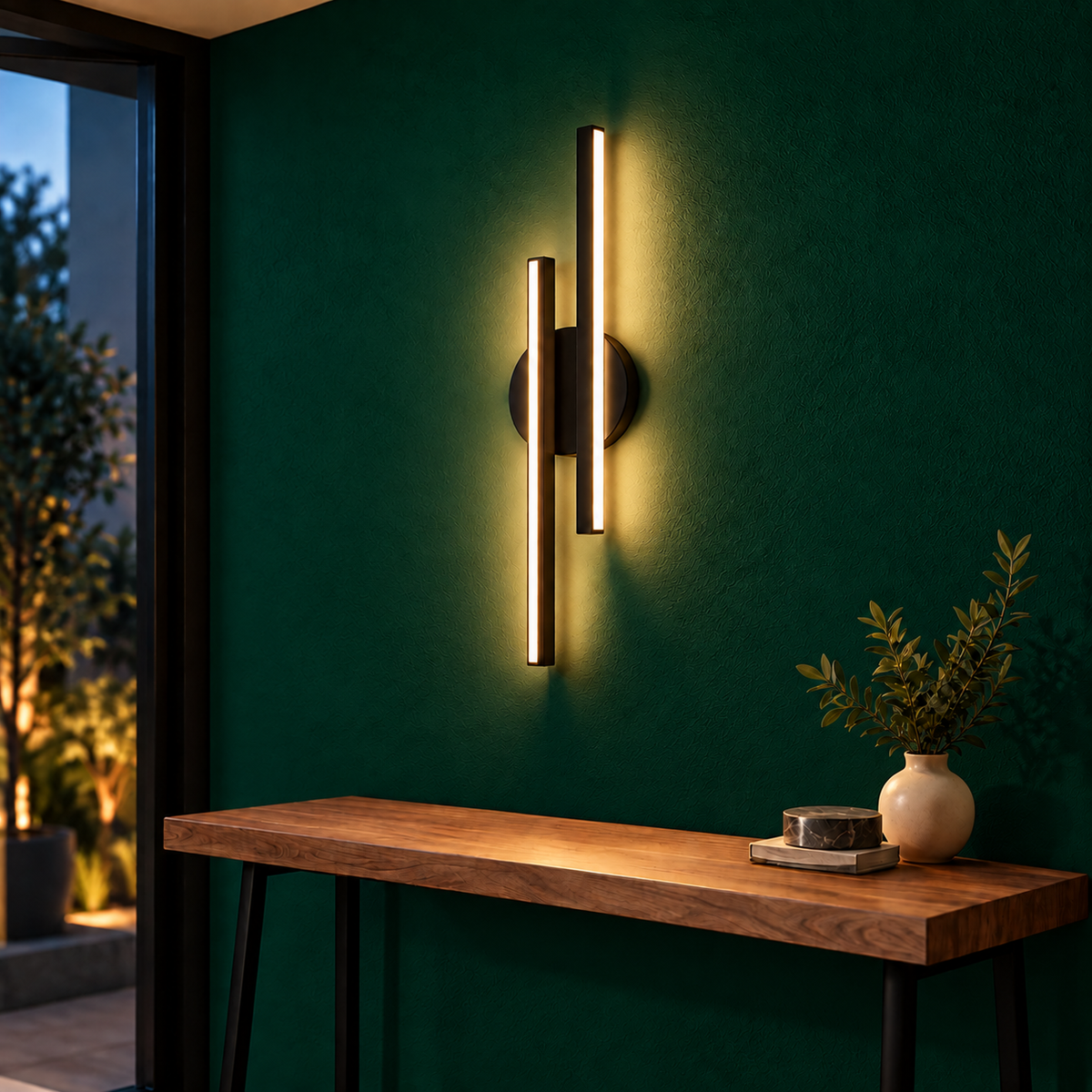 PARS Şarjlı Modern LED Duvar Apliği Günışığı Taşınabilir Usb KUMANDALI