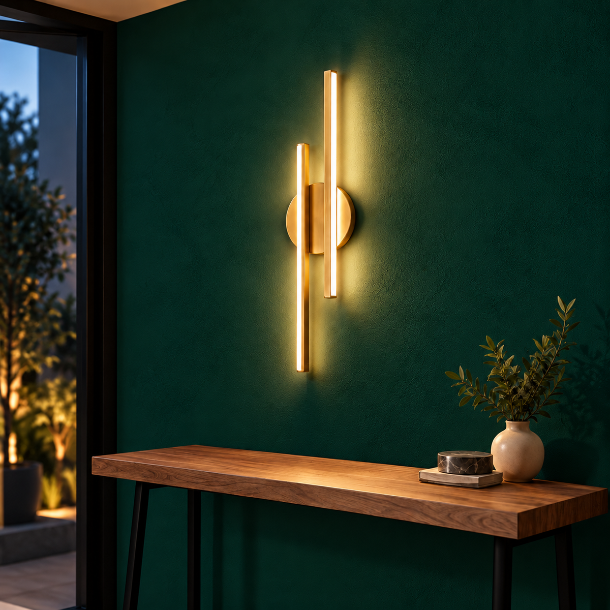 PARS Şarjlı Modern LED Duvar Apliği Günışığı Taşınabilir Usb KUMANDALI